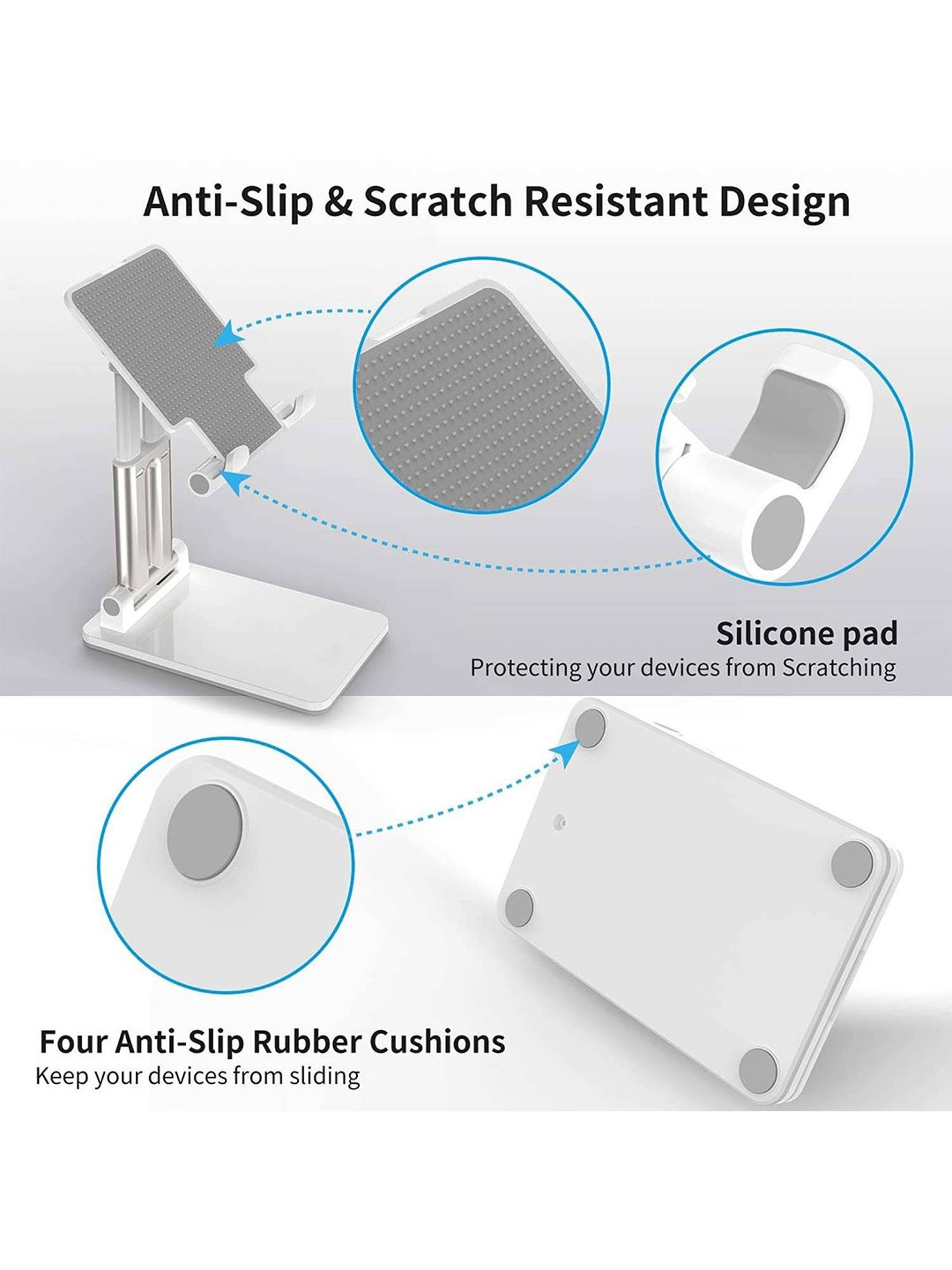 GRIPP Magic Stand Compatible for All Mobile Phones Devices (Black)