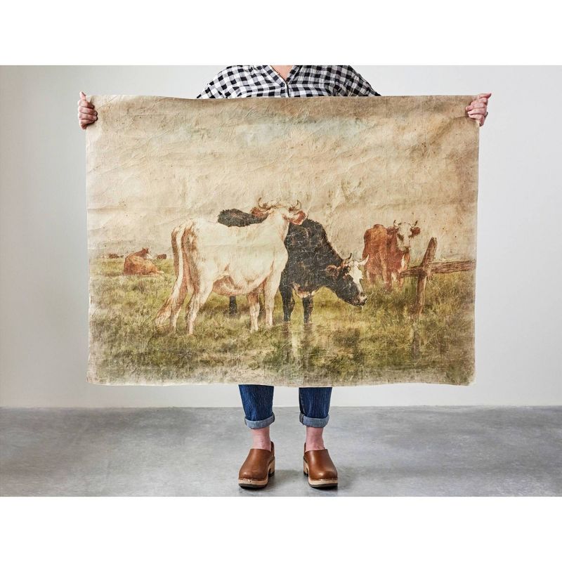 Vintage Cows Unframed Poster Print - 3R Studios