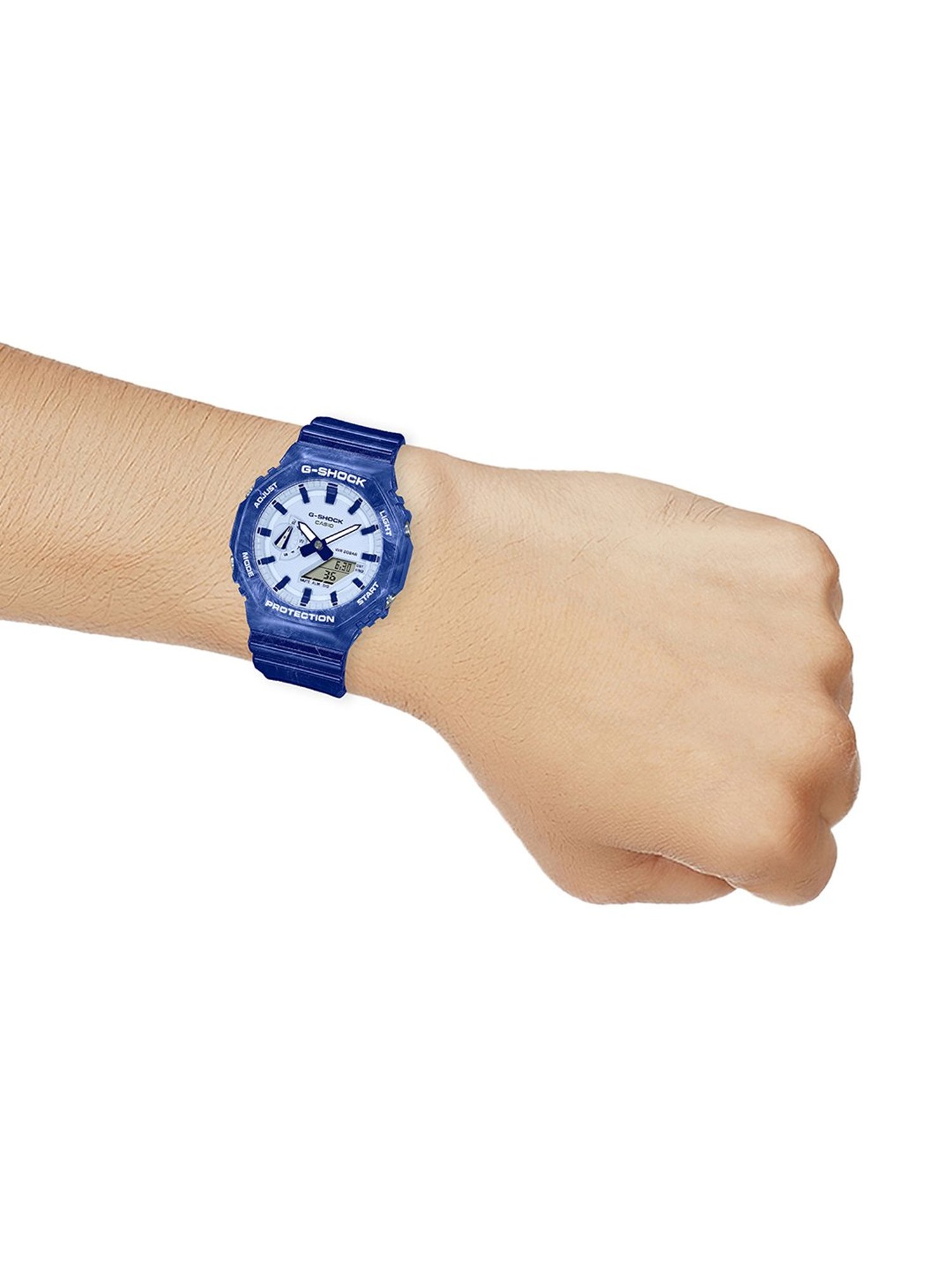 Casio GA-2100BWP-2ADR G-Shock Analog-Digital Watch for Men (49 mm)