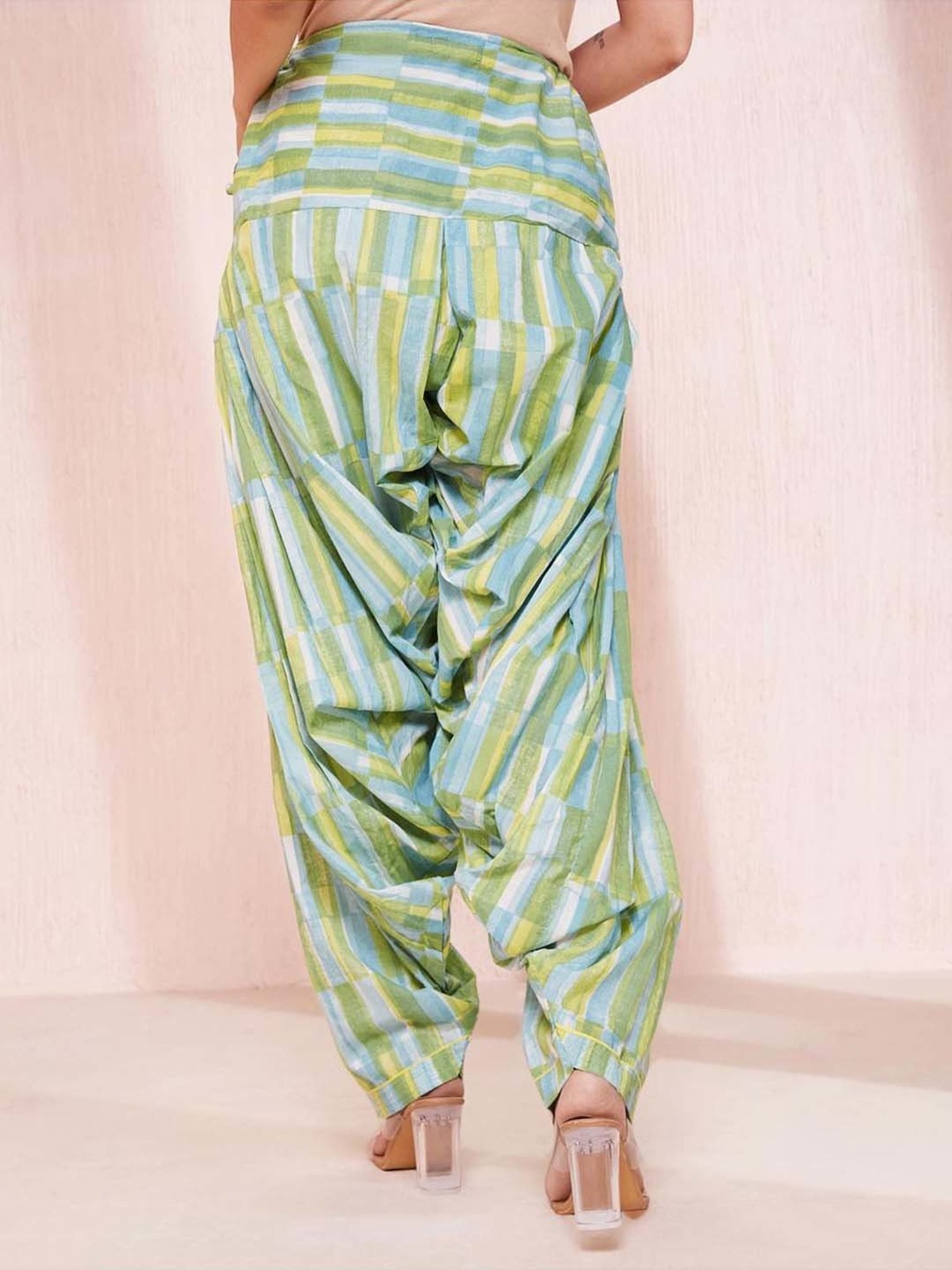 Castle Black Embroidered Palazzos