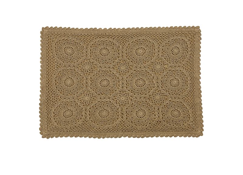 10 Pieces 14.4" Gold Leaf-Shaped Vinyl Placemats, Washable Table Mats Set for Party Decorations and Catering Events