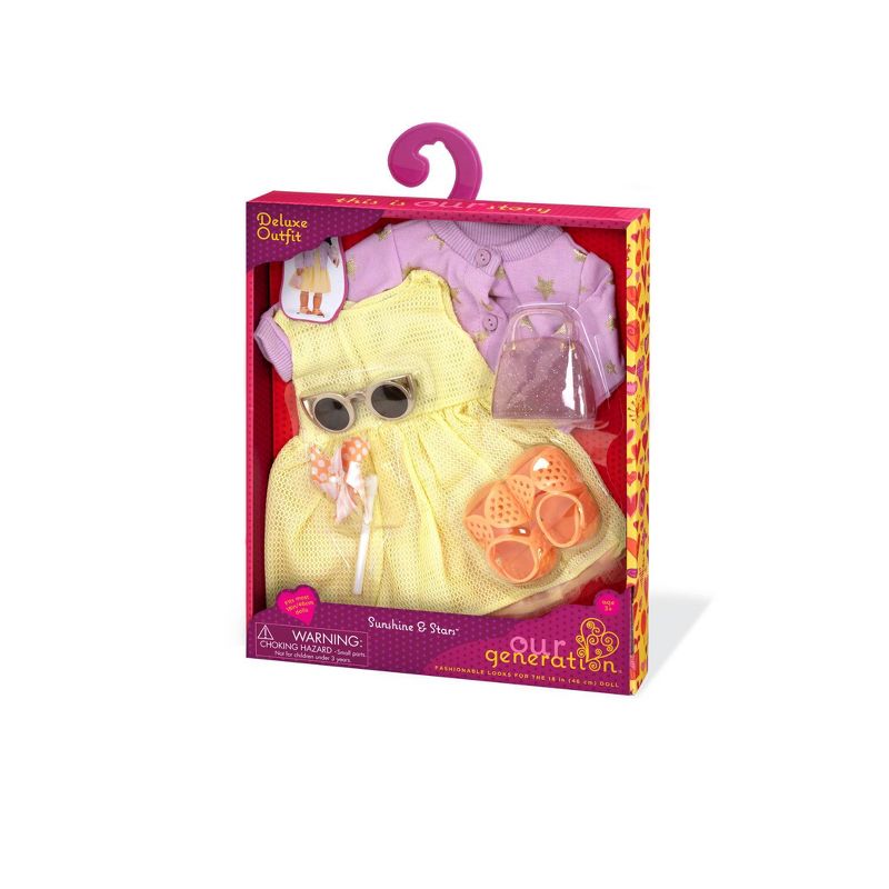 Our Generation Sunshine & Stars Fashion Outfit for 18" Dolls