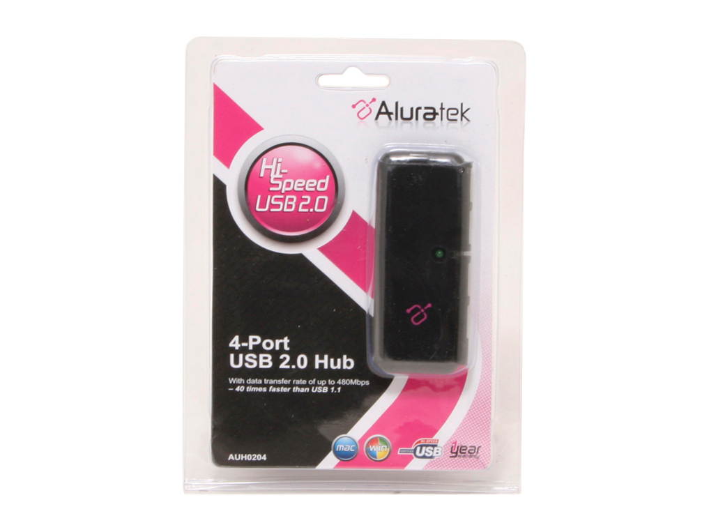 Aluratek AUH0204 Hub