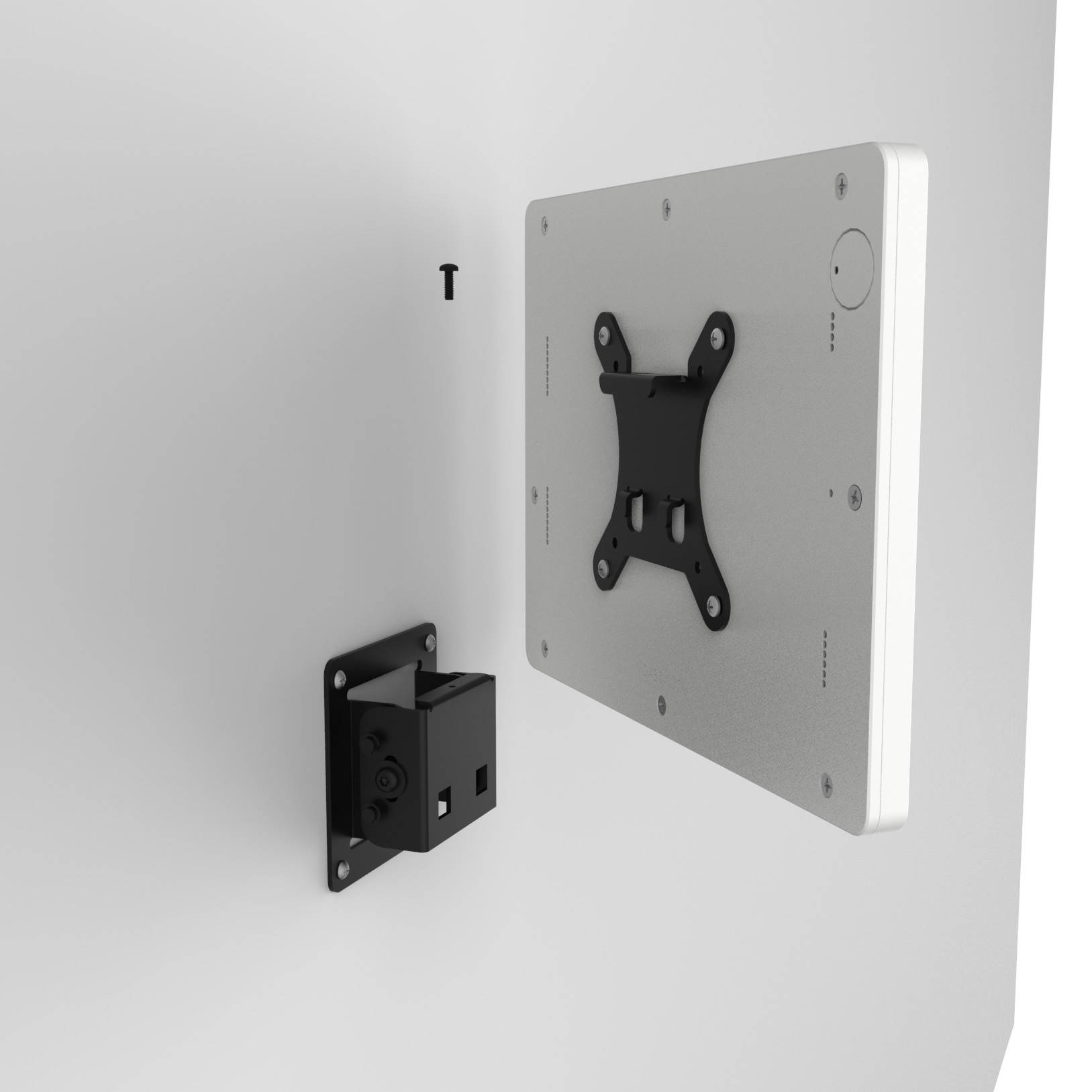 VidaMount White Enclosure and Tilting VESA Slim Wall Mount [Bundle] compatible with iPad Pro 10.5" & Air 3rd Gen