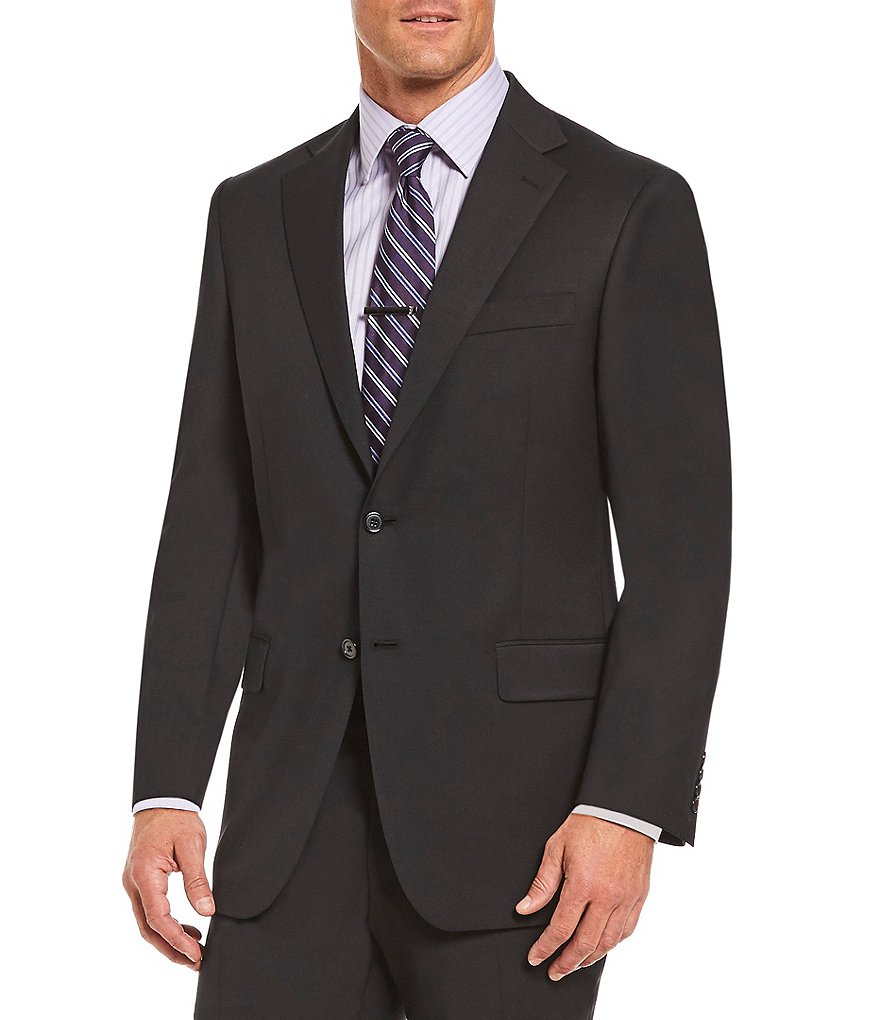 Hart Schaffner Marx Classic Fit Solid Wool Suit