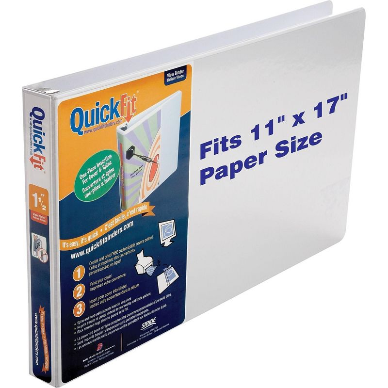 QuickFit Deluxe Heavy Duty 1.5 3-Ring View 94020