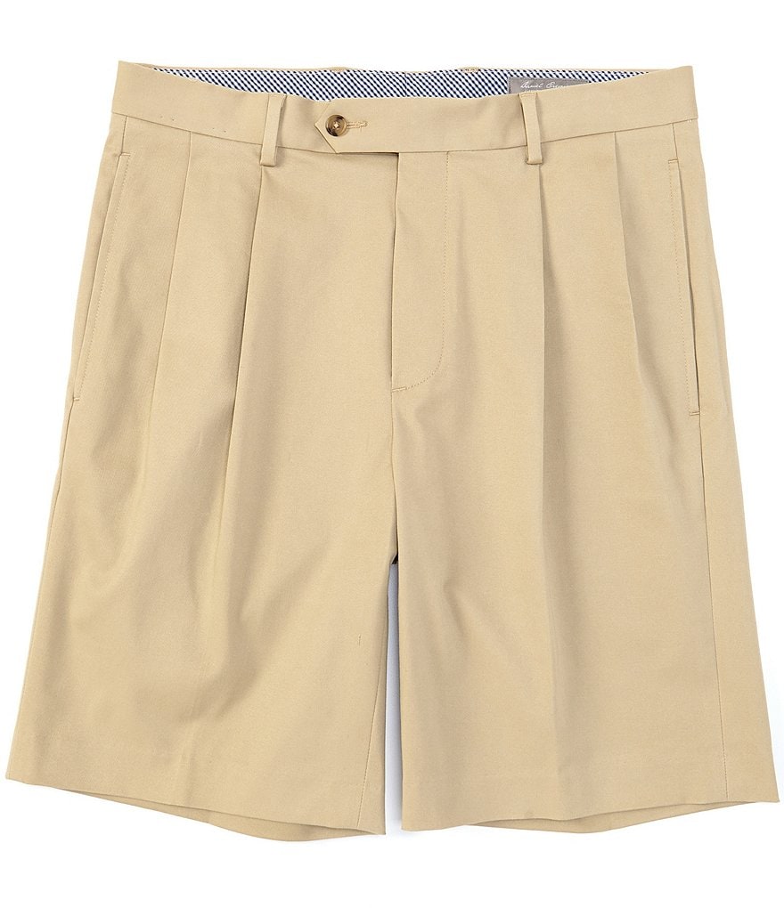 Daniel Cremieux Signature Pleated 9#double; Inseam Performance Shorts