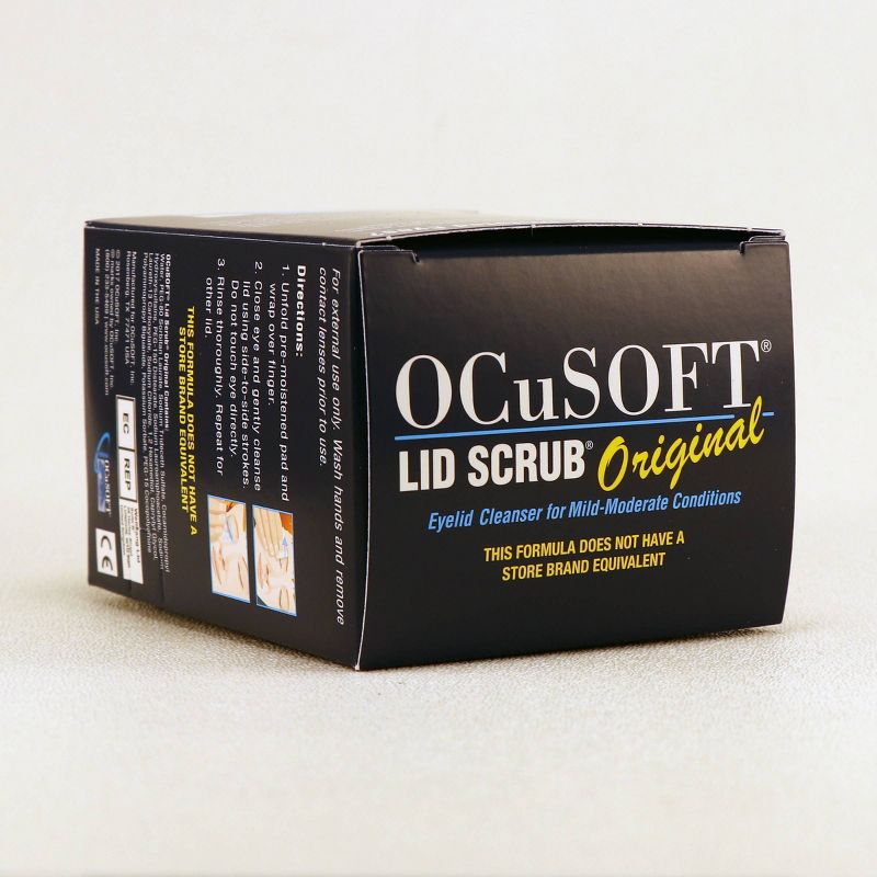 OCuSOFT Eye Lid Scrub Original Pre-Moistened Pads - 30ct