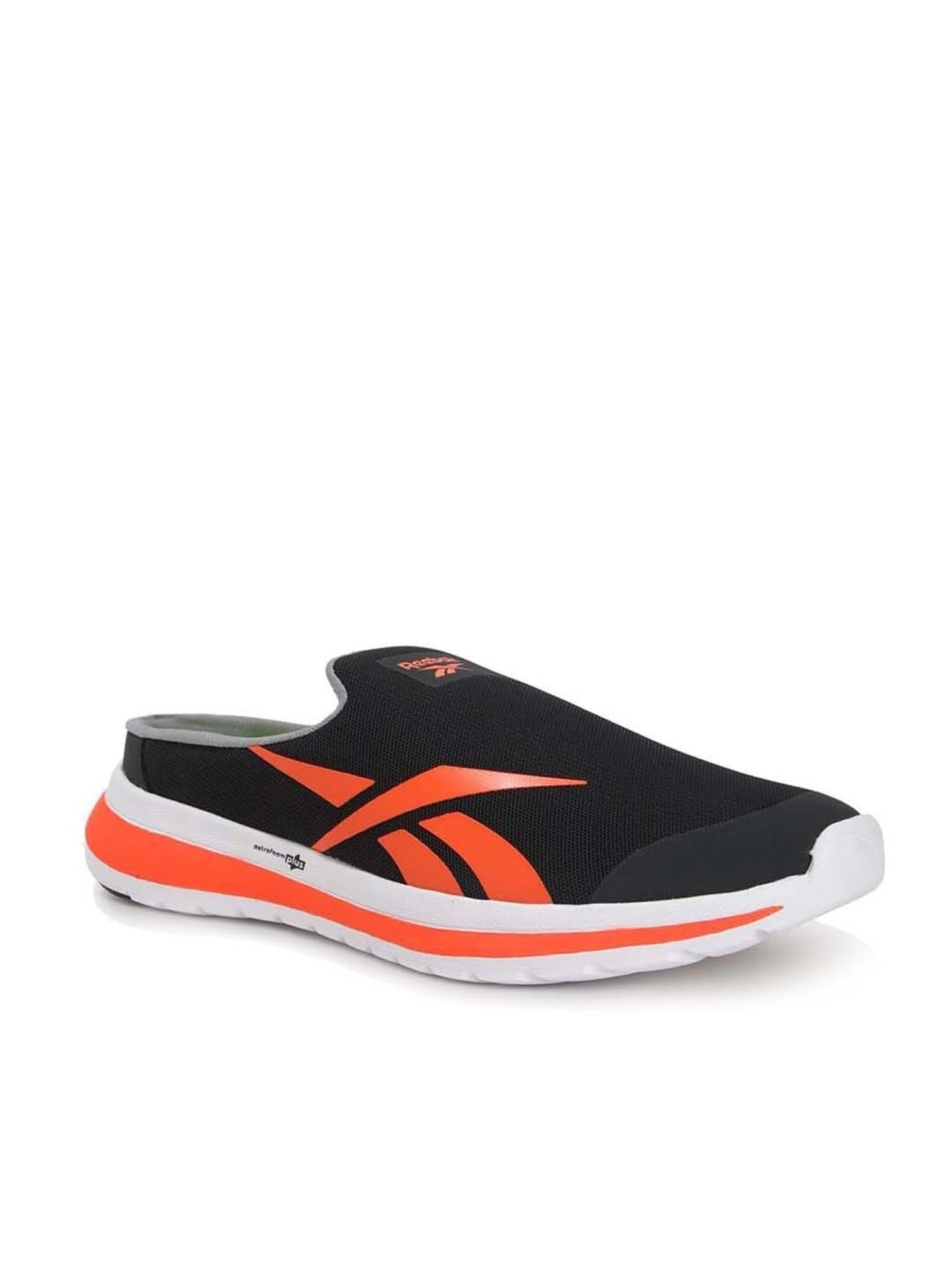 Reebok Men's Cushion Nest Black Mule Shoes