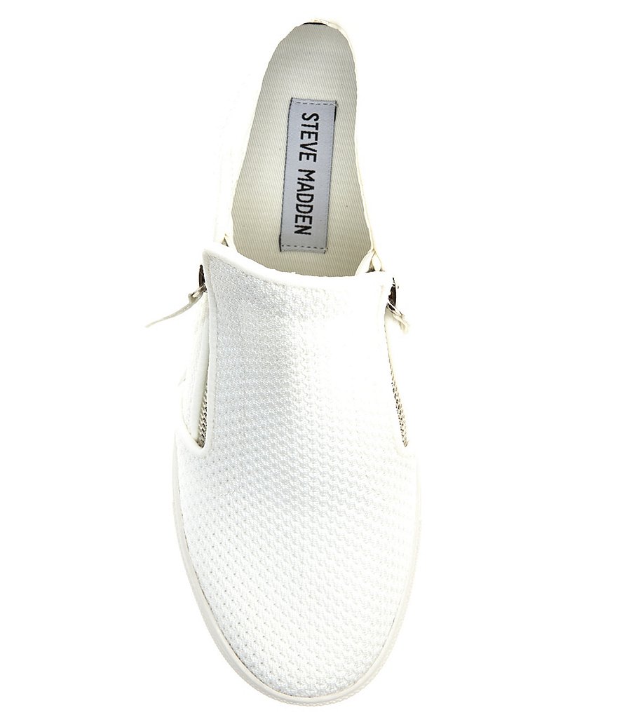 Donald Pliner Pelham Neoprene Mixed Leather Slip-On Wedge Sneakers