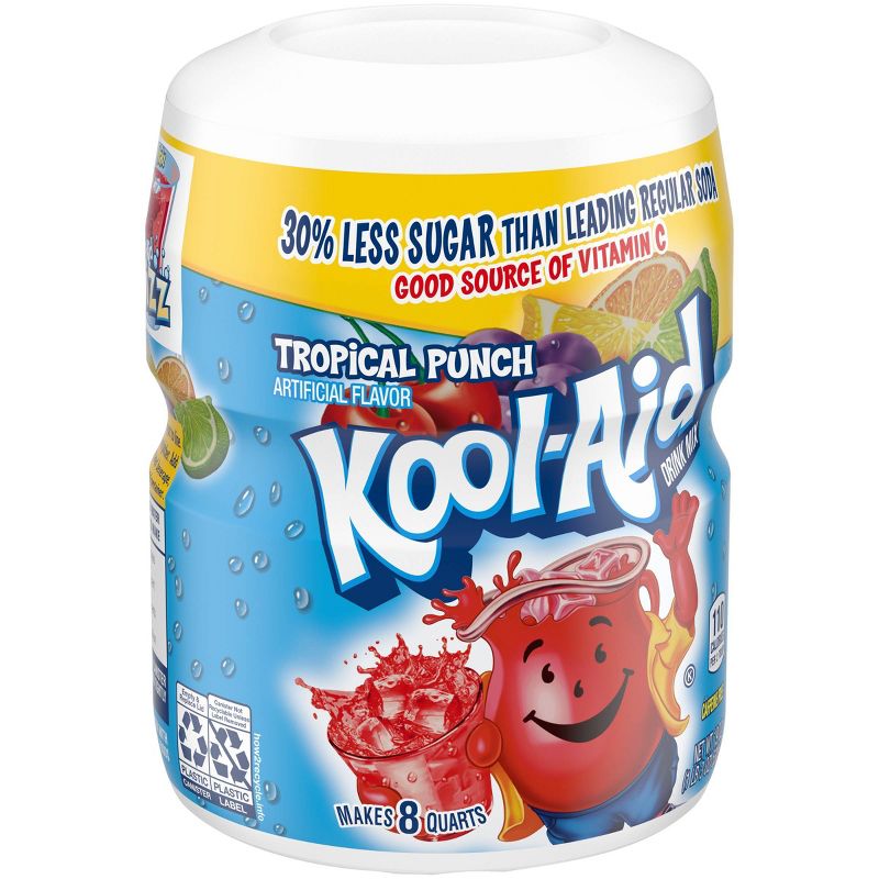 Kool-Aid Tropical Punch Soft Drink Mix - 19oz Canister