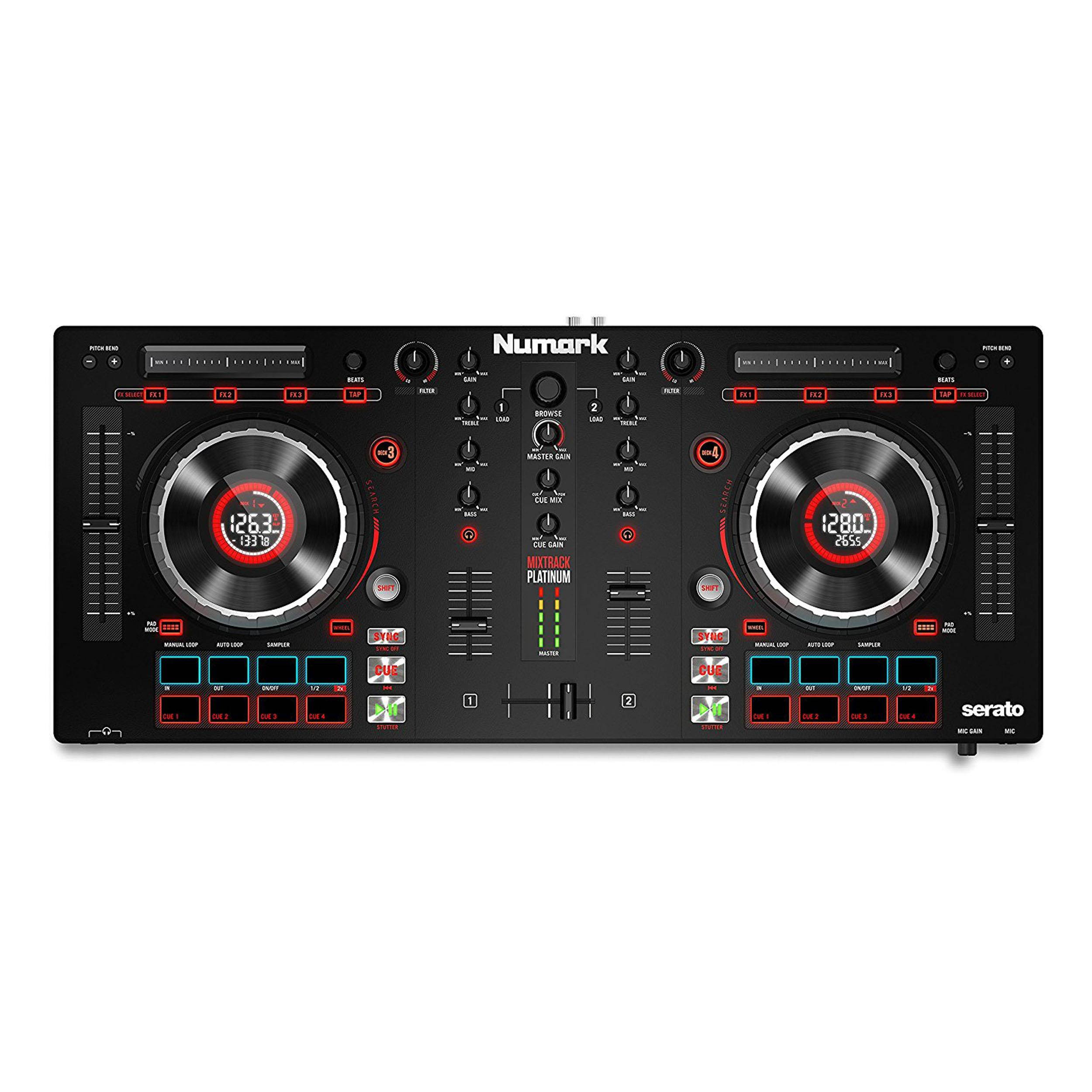 Numark Mixtrack Platinum DJ Controller With Jog Wheel Display