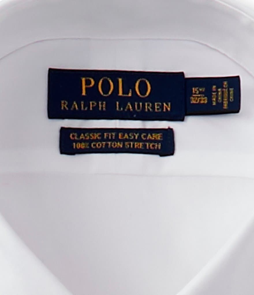 Polo Ralph Lauren Classic Fit Spread Collar Solid Dress Shirt
