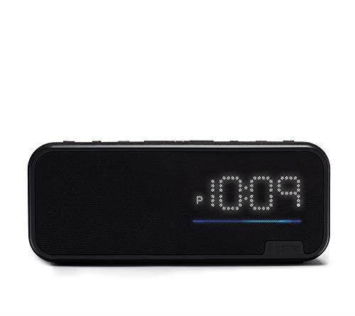 ihome bluetooth speaker home office bedside clock speaker system built in alexa wifi enabled usb charging port far field voice activation smart home control iav14