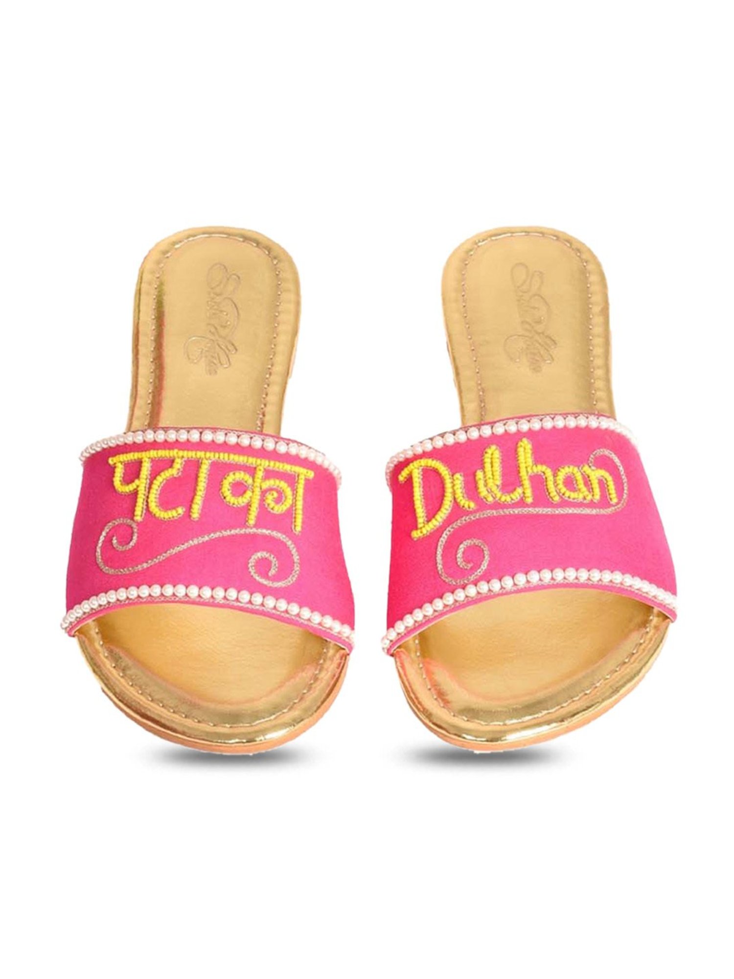 Sole House Women's Pink Ethnic Sandals