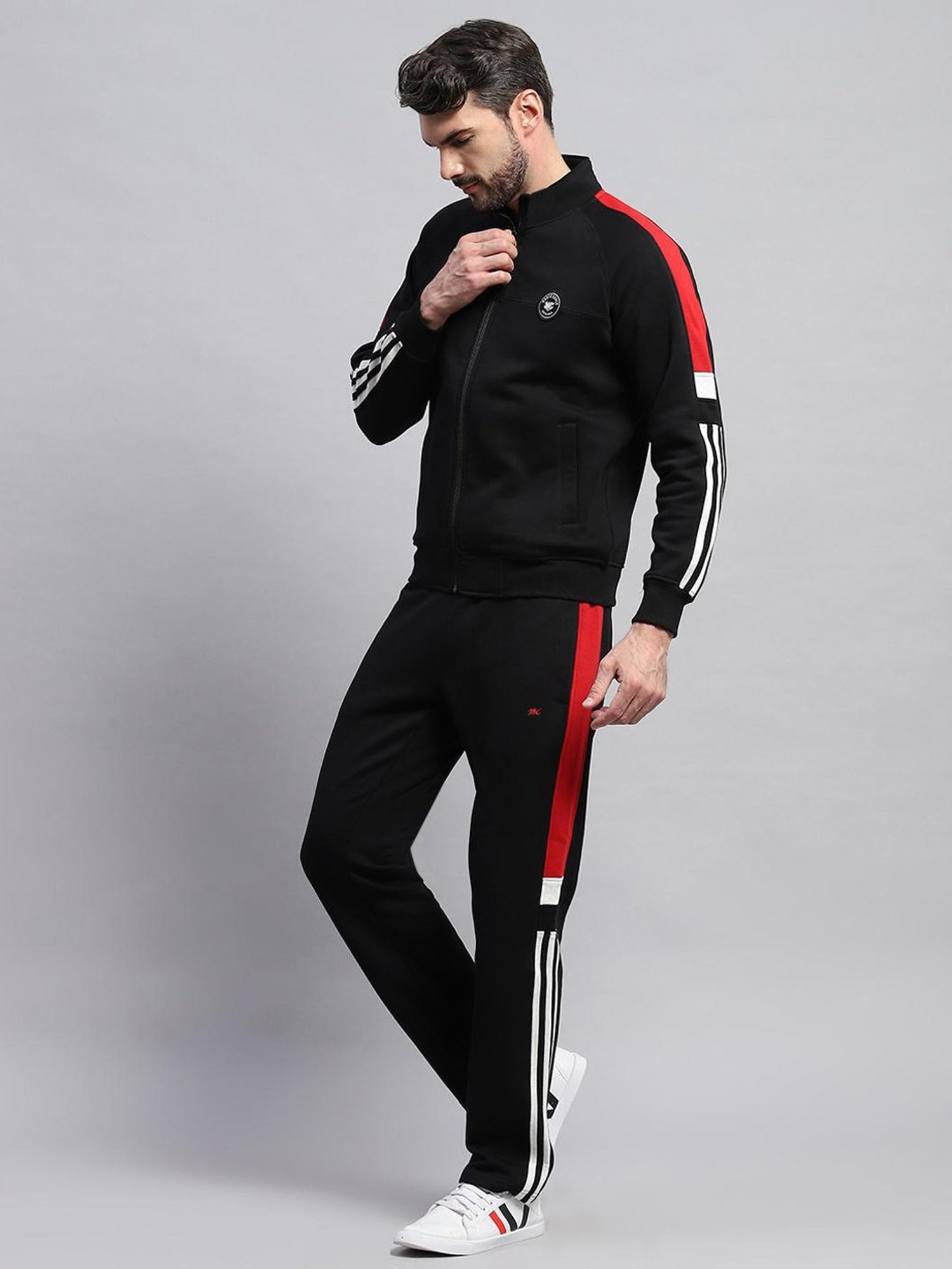 Vimal Jonney Light Mud Cotton Regular Fit Tracksuit