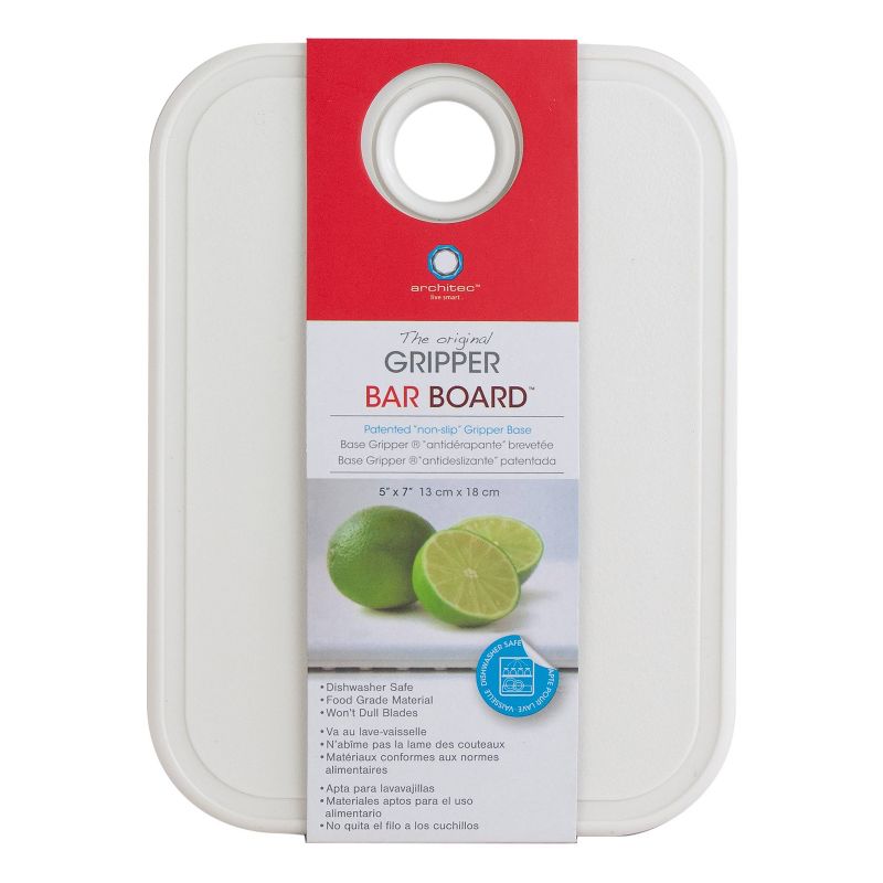 Architec Our Original Gripper Cutting Board  5"x7" White
