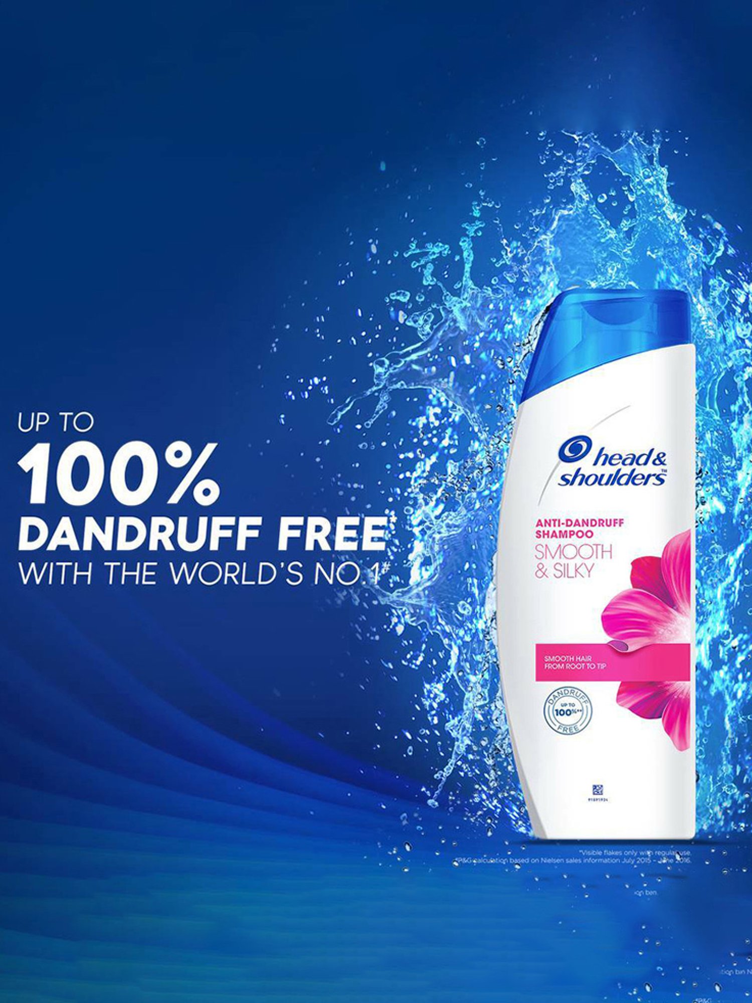 Head & Shoulders Smooth & Silky Anti-Dandruff Shampoo - 340 ml