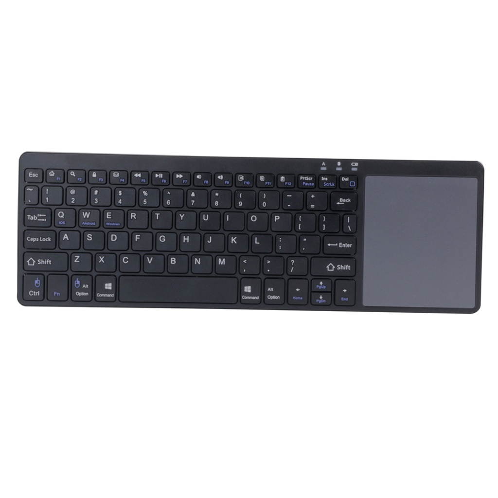 Slim Wireless Keyboard BT3.0 80 Keys for iOS Android Windows Black+Red