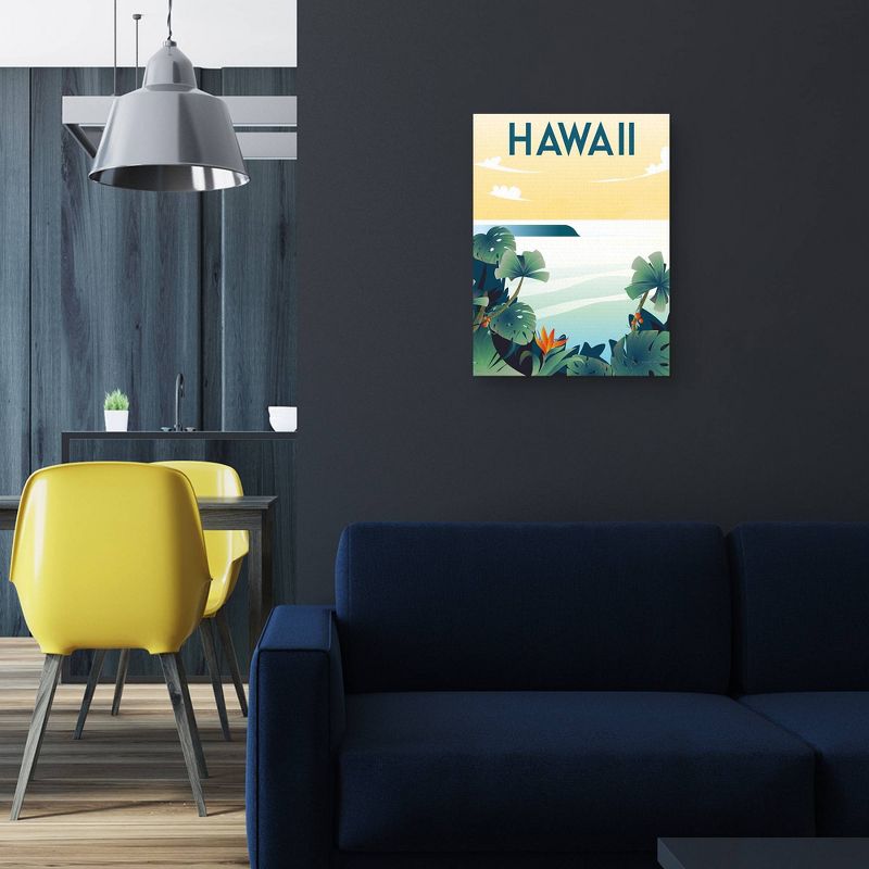 18" x 24" Hawaii by Omar Escalante Canvas Art Print - Masterpiece Art Gallery