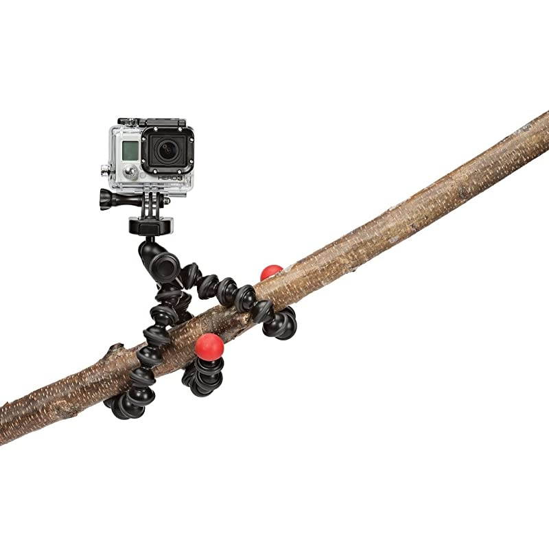 GorillaPod Action Video Tripod A Strong Flexible Lightweight Tripod for GoPro HERO6 Black GoPro HERO5 Black GoPro HERO5 Session Contour and Sony Action Cam