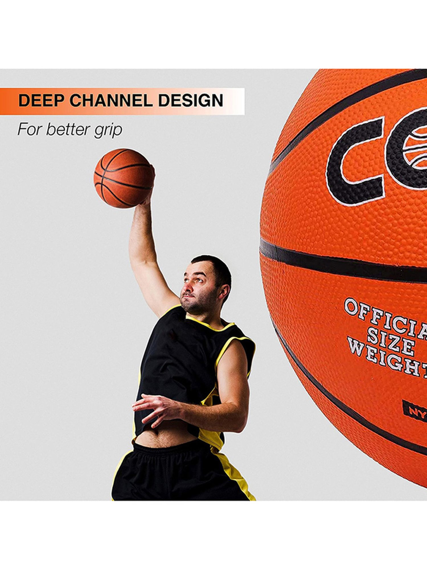 Cosco Dribble Basketball (Orange) Size - 6