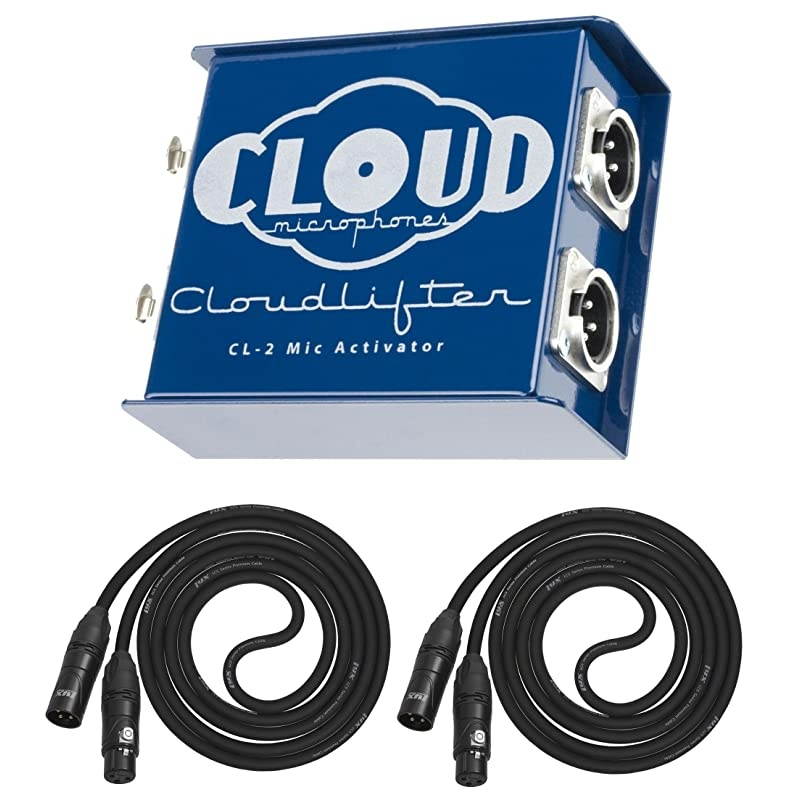 Microphones lifter CL-1 Microphone Activator / Preamplifier and a LyxPro Balanced XLR Male / Female Cable