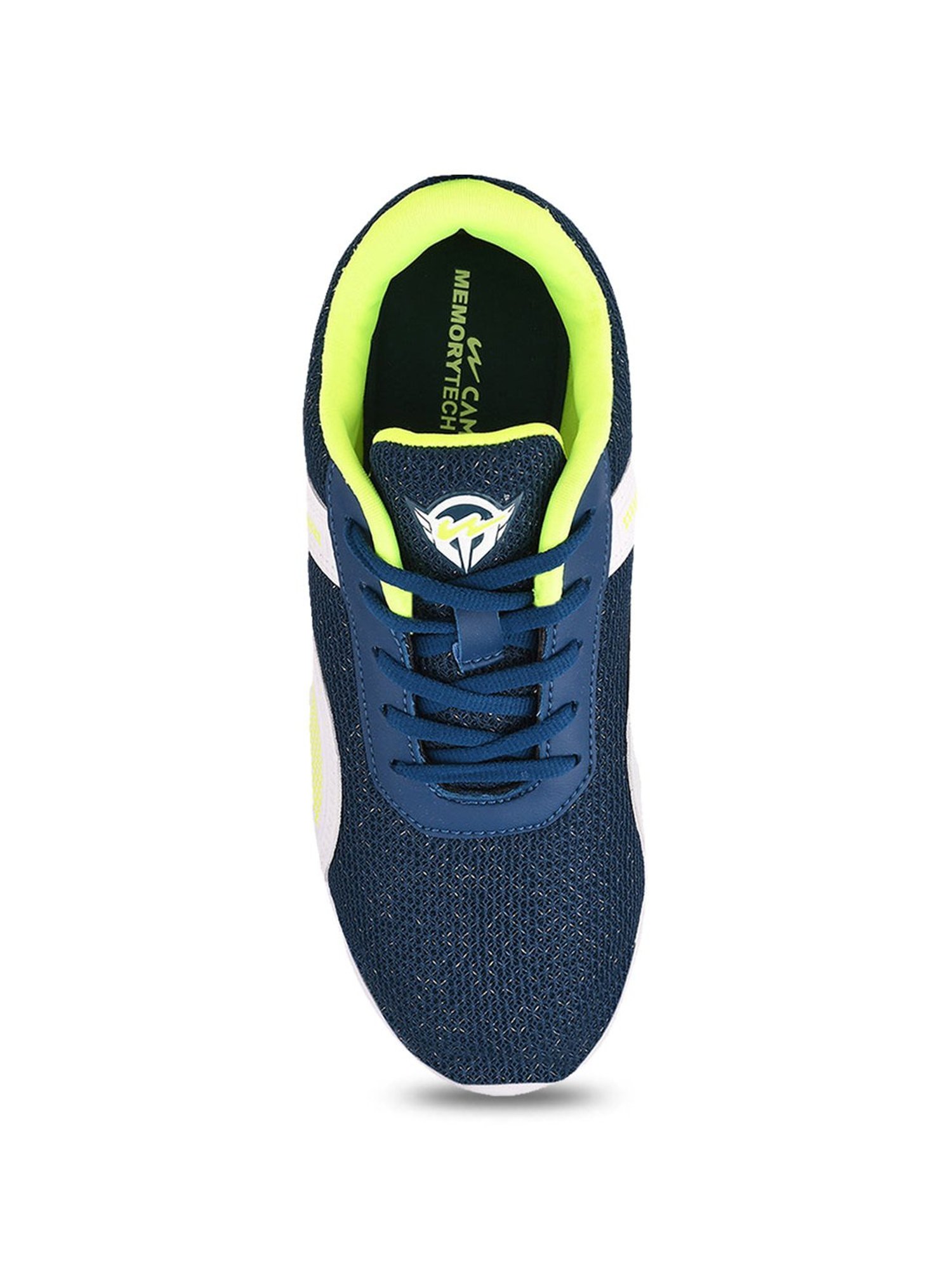 Campus Kids RENLY JR Blue & Fern Green Running Shoes