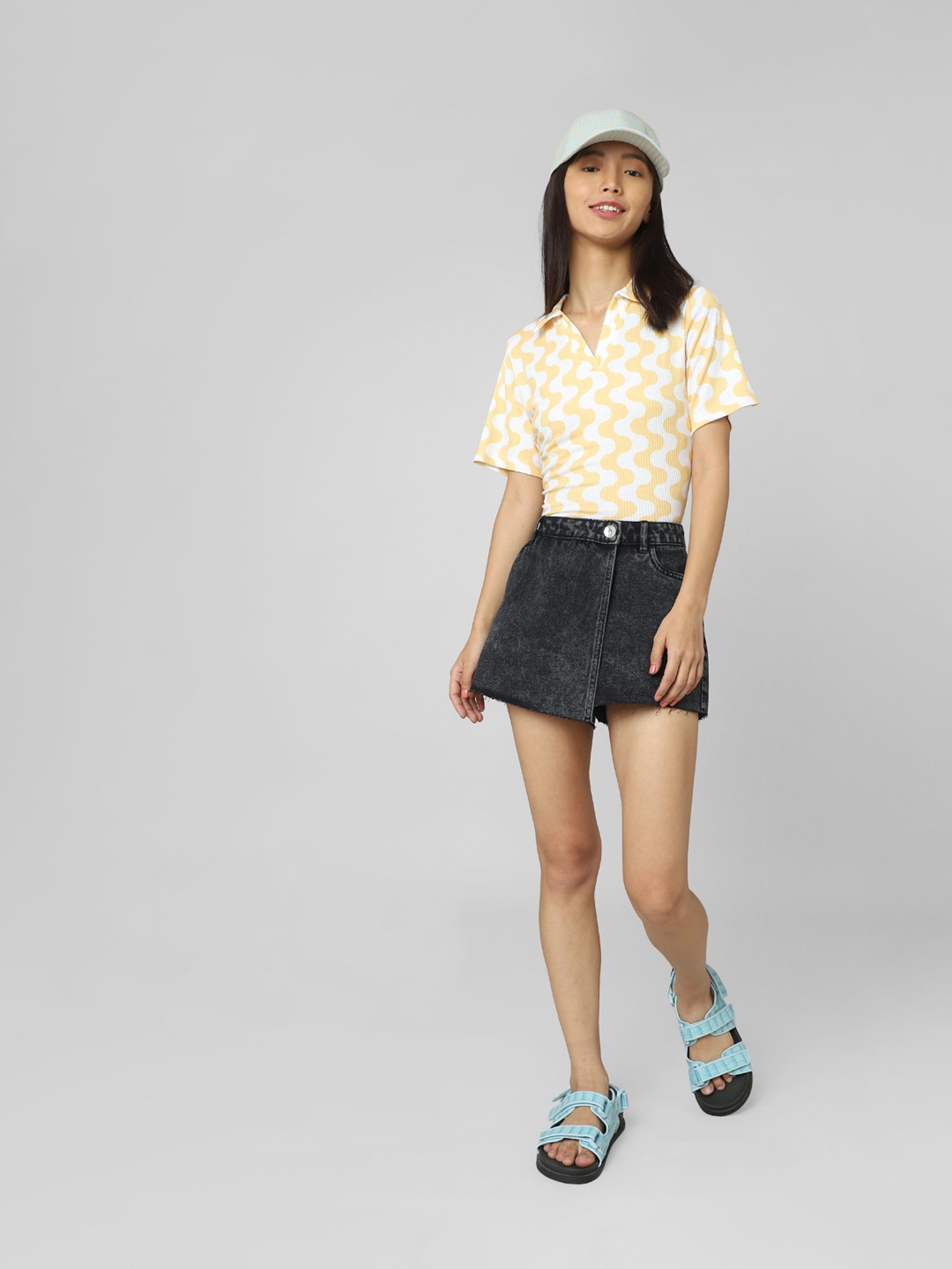 Only Black Cotton Skirt