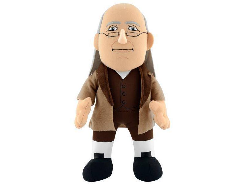 USA Ben Franklin 10" Plush