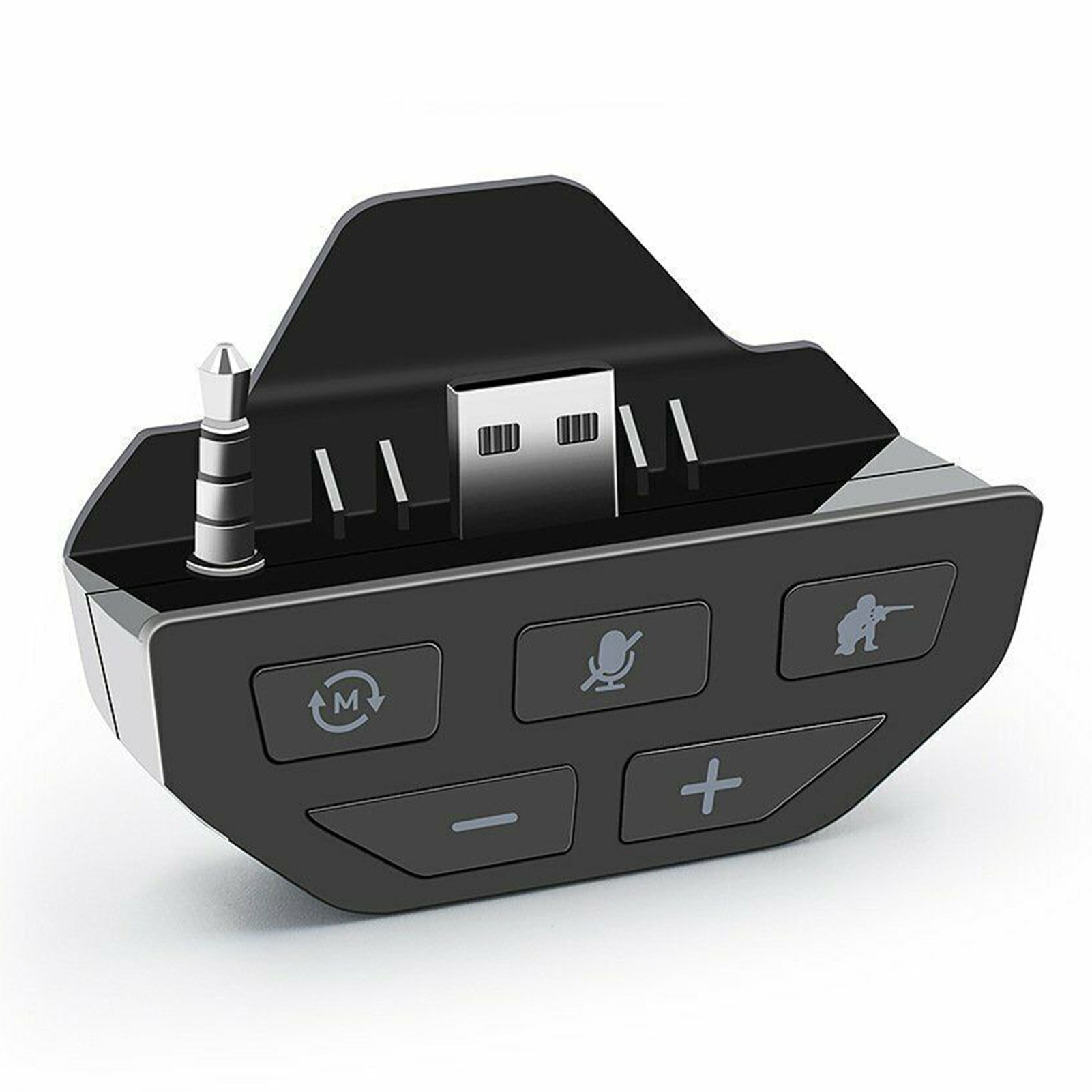 Stereo Headset Adapter Headset Audio Adapter Headphone Converter Compatible with Microsoft Xbox One Wireless Game Controller