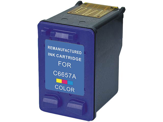 Green Project Compatible Color Ink Cartridge Replacement for HP 57 C6657AN