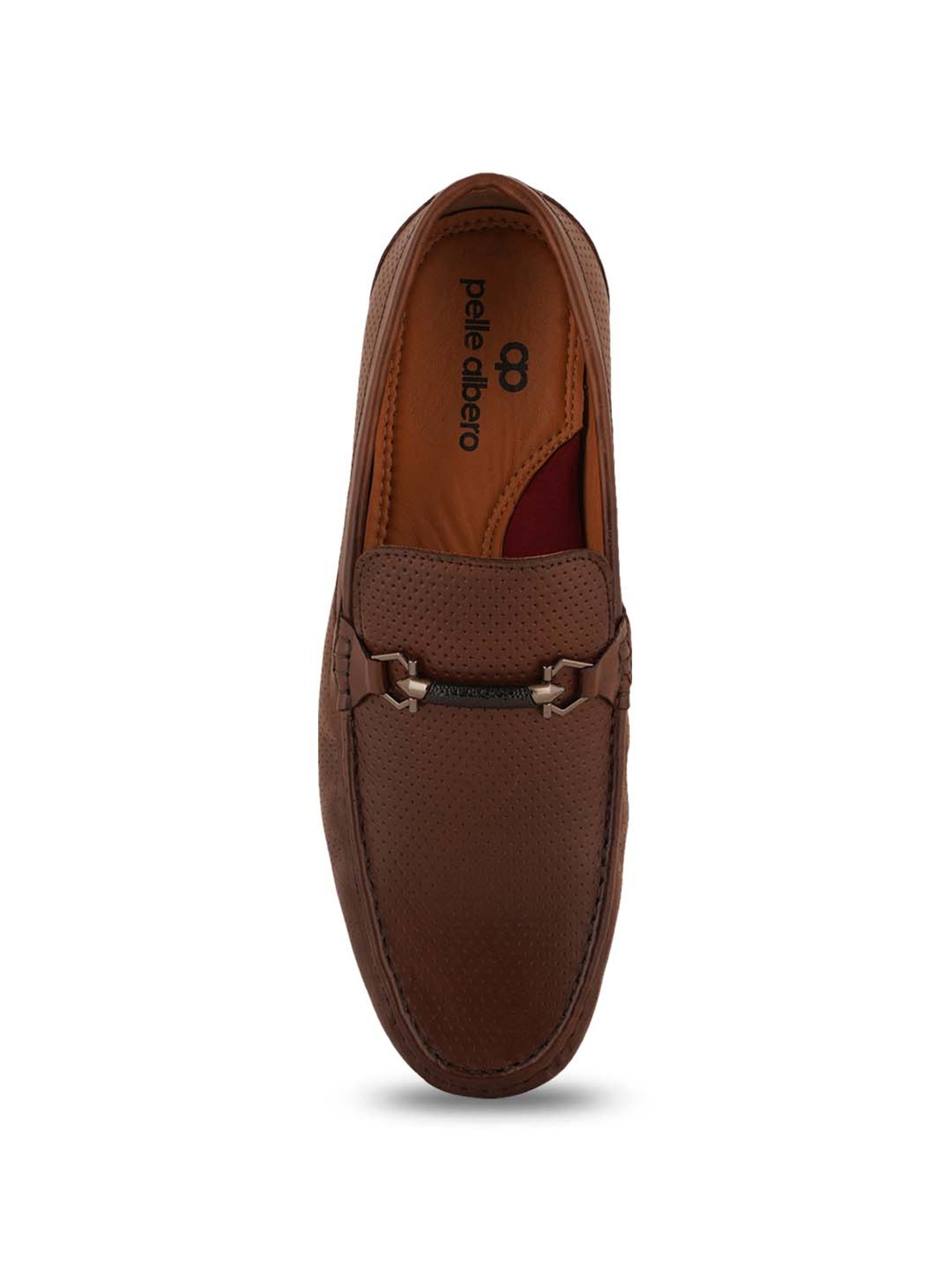 Pelle Albero Men's Tan Casual Loafers