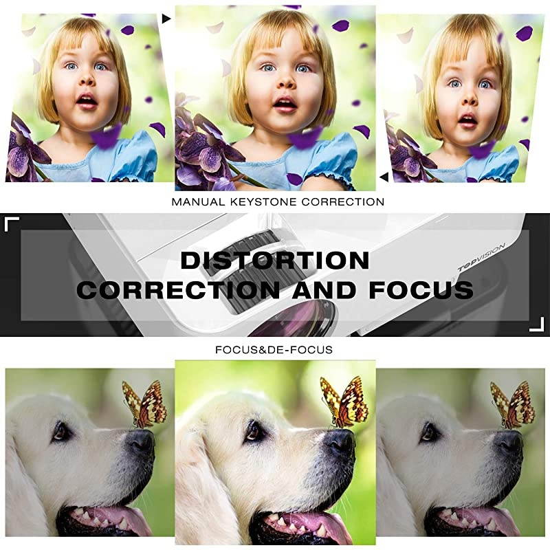 Mini Projector  Projector with Synchronize Smart Phone Screen Upgrade to 3600L 1080P Supported 176quot Display 50000 Hours Led Compatible with Fire StickHDMIVGAUSBTVBoxLaptopDVD