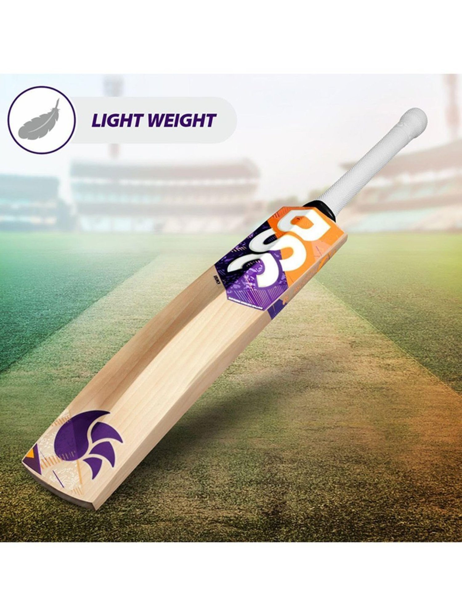 DSC Krunch 1.0 English Willow Cricket Bat Size - 3