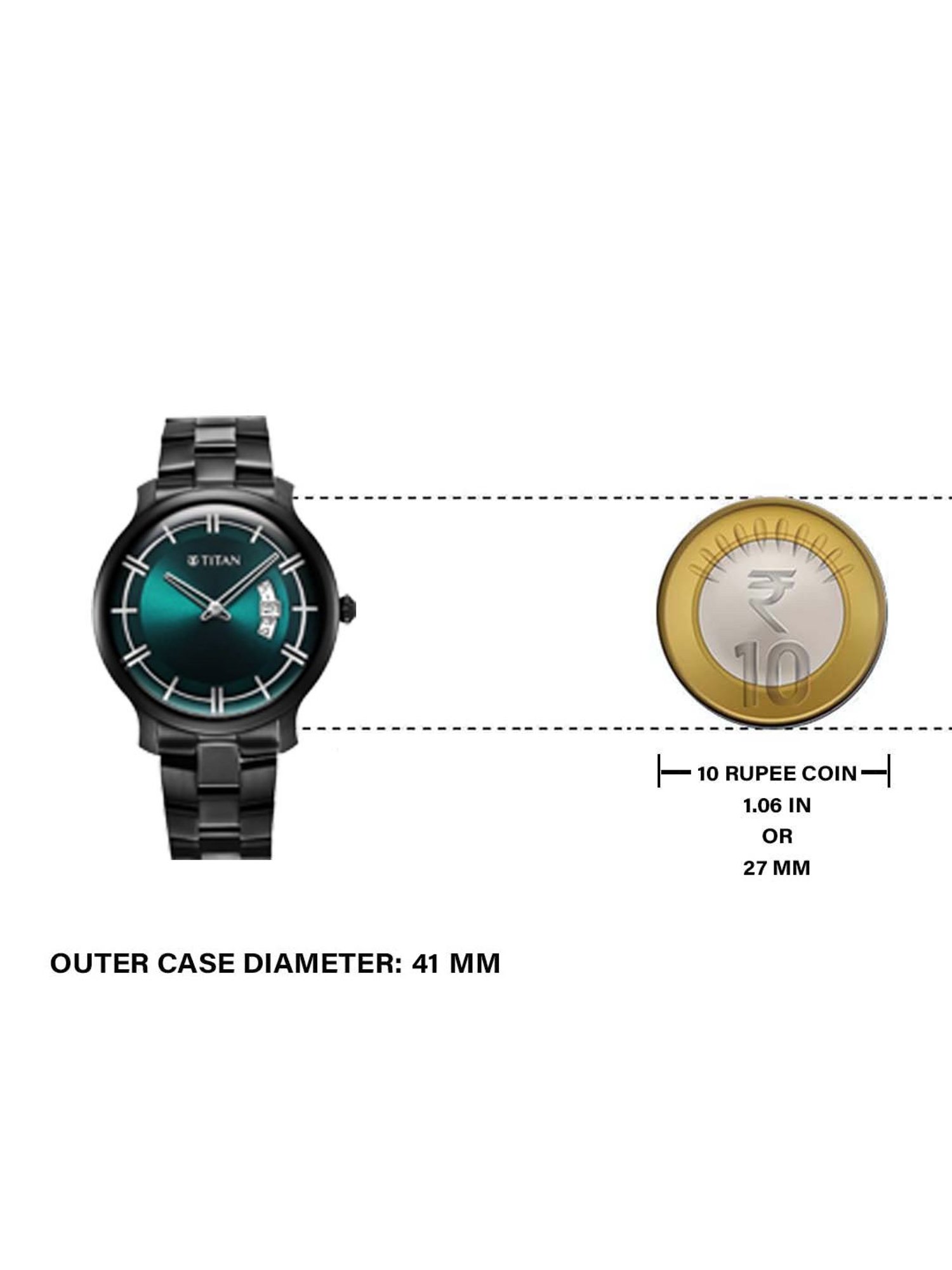 Titan 90170NM01 Classic Distincta Analog Watch for Men