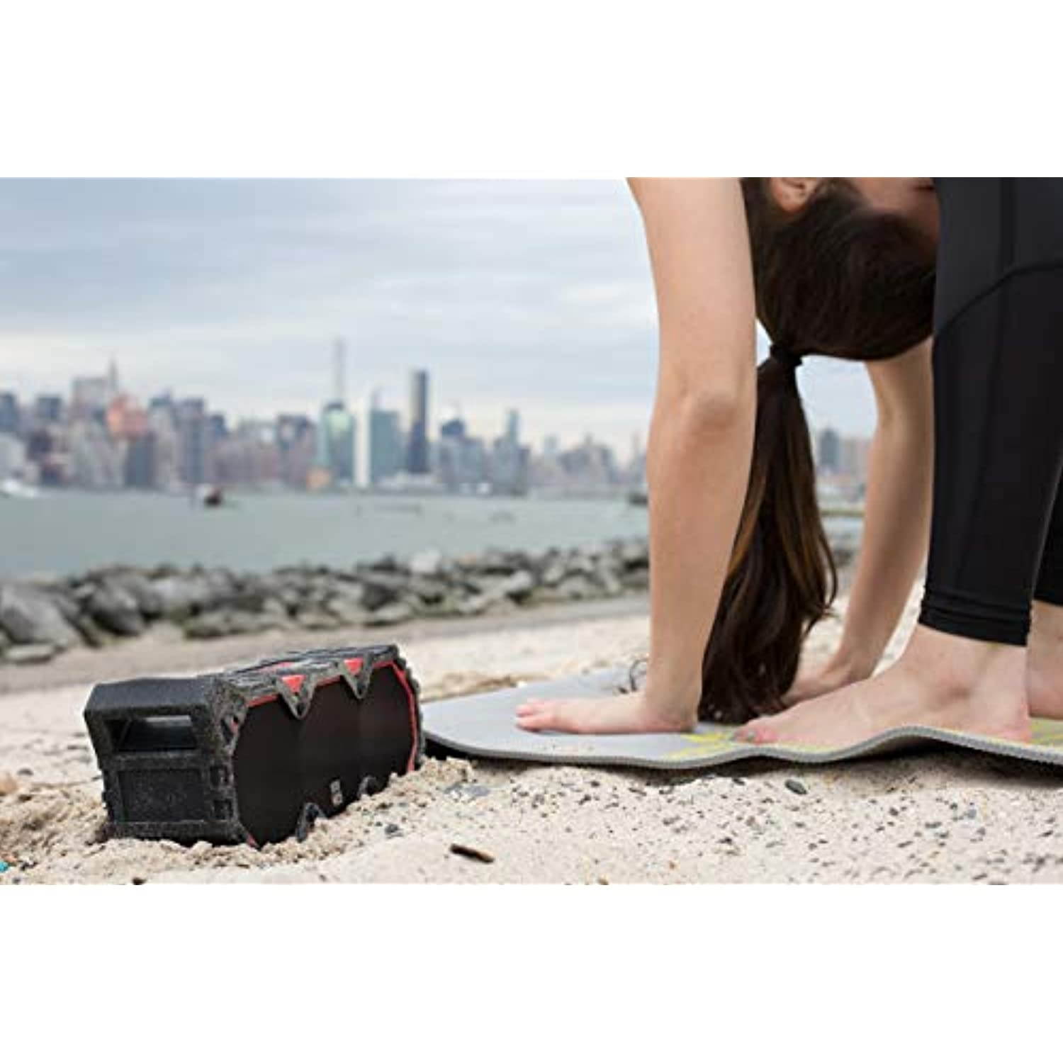 Altec Lansing IMW888-SBLUE Super Lifejacket Rugged Waterproof Bluetooth Speaker, Water Resistant, Multiple Pairing Of Speakers, Built-In Lithium Battery, Aluminum Exterior, Blue