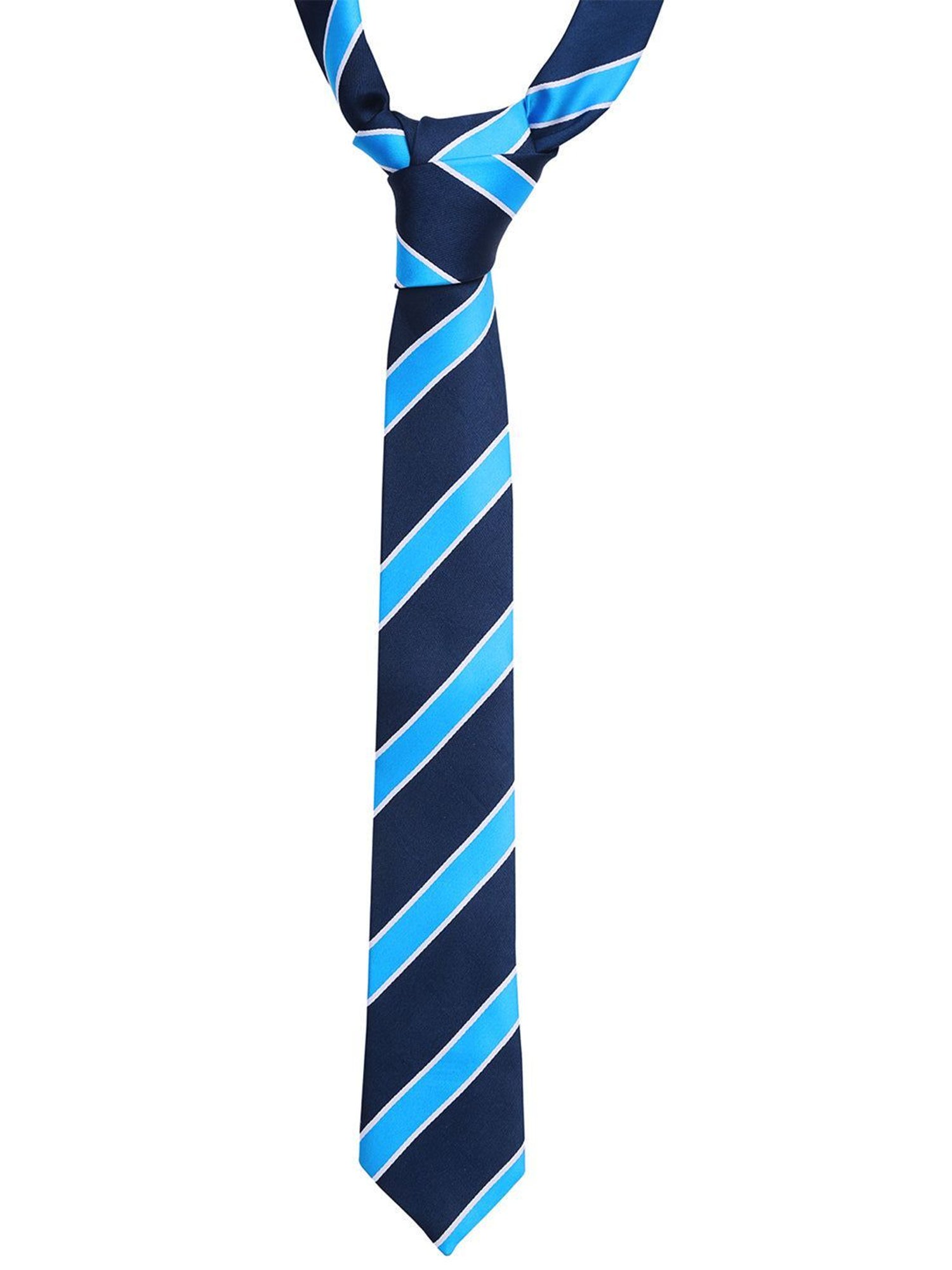 Louis Stitch Blue Striped Necktie Gift Set - Set of 3