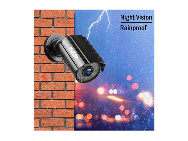 TMEZON Hybrid AHD Security Camera 1080P TVI/AHD/CVI/960H 2.0MP 2000TVL Bullet Day Night Vision 24 IR LEDs Outdoor/Indoor Wide Angle 3.6mm Lens for CCTV Camera System (Default AHD Mode)