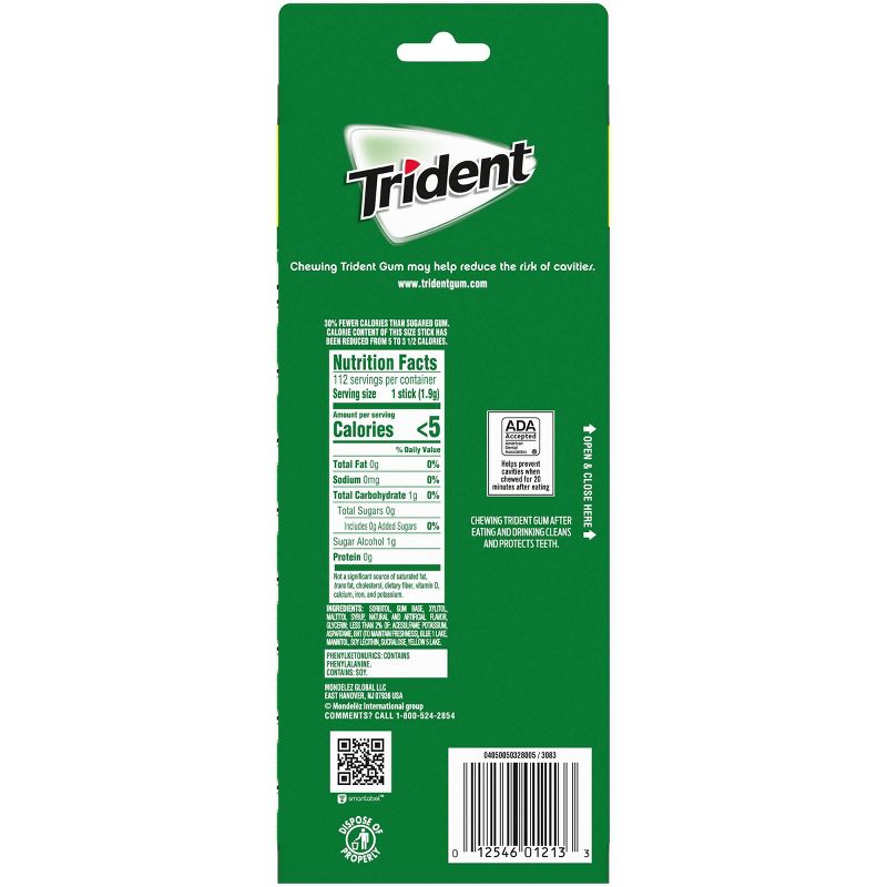 Trident Spearmint Gum 8ct / 14pkgs