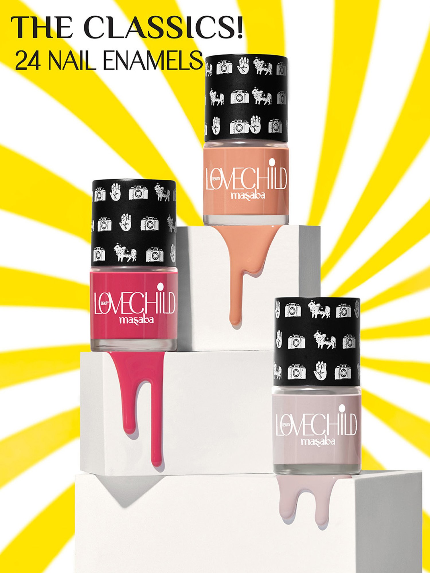 LoveChild Masaba The Classics! Nail Enamel Baadal - 8 ml