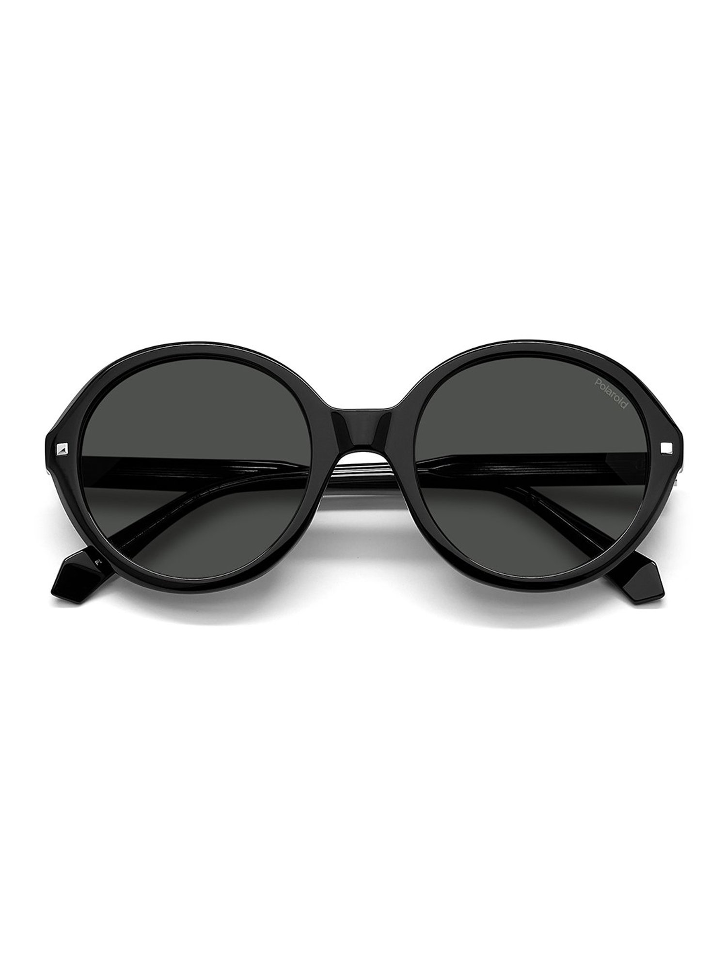 Polaroid Grey Oval Sunglasses for Women