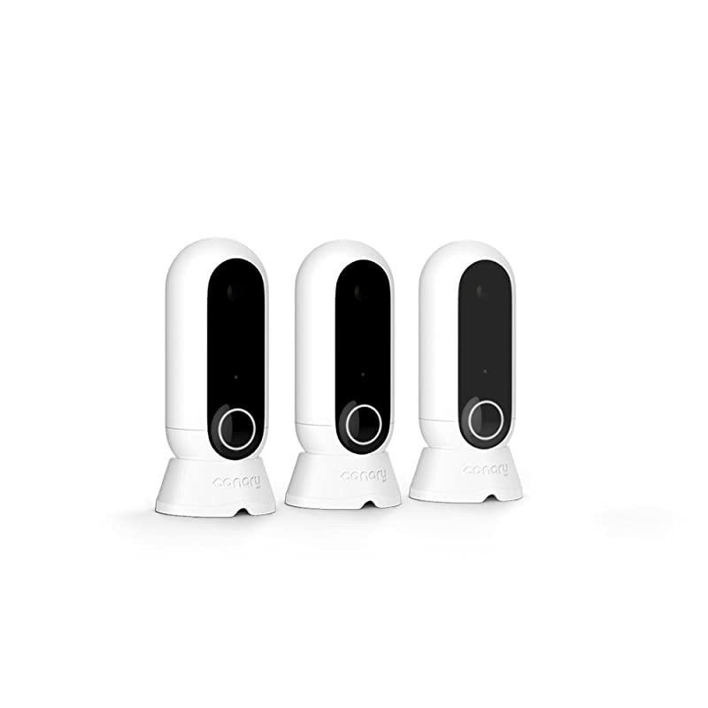 Flex: 3 Camera Pack| Indoor Outdoor WiFi HD Security | Night Vision, Weatherproof, Wireless or Plug in, (Add 1YR Premium Service Plan FREE w/ Promotion), White