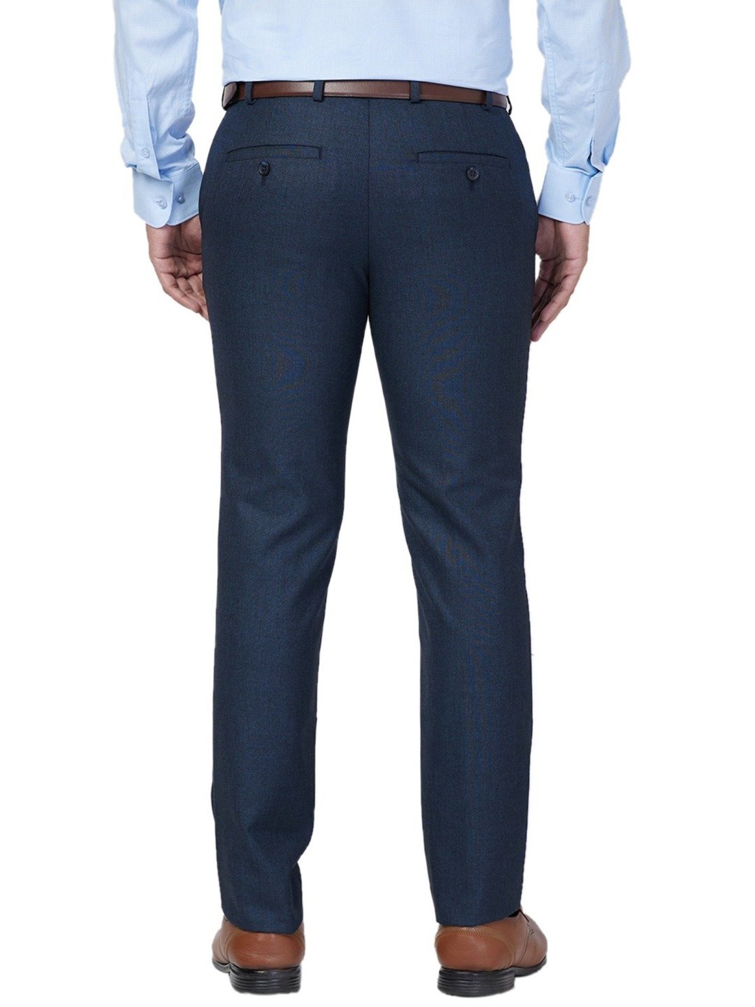 Raymond Blue Slim Fit Trousers