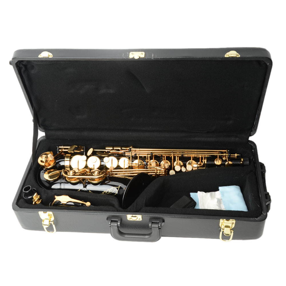 New High Grade Alto Bb Saxophone Sax with Case Accessories for Beginner Black