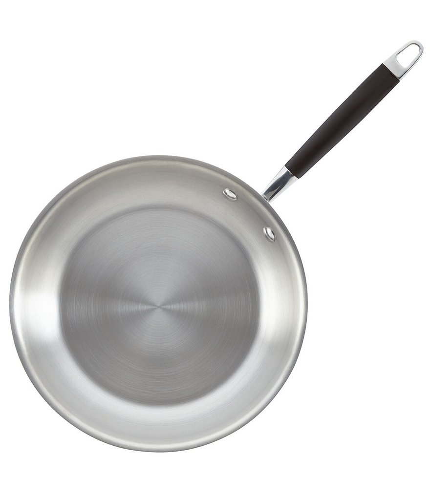 Anolon Tri-Ply Onyx Stainless Steel Nonstick French Skillet Twin Pack