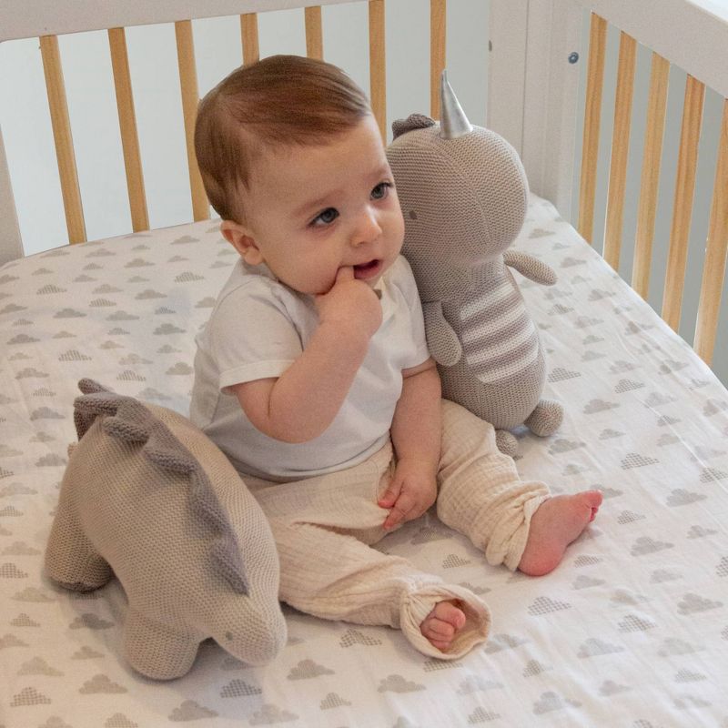 Living Textiles Baby Knit Plush Toy - Taylor T-Rex