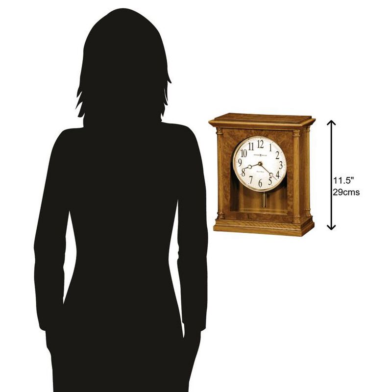 Howard Miller 635132 Howard Miller Carly Mantel Clock 635132 Golden Oak