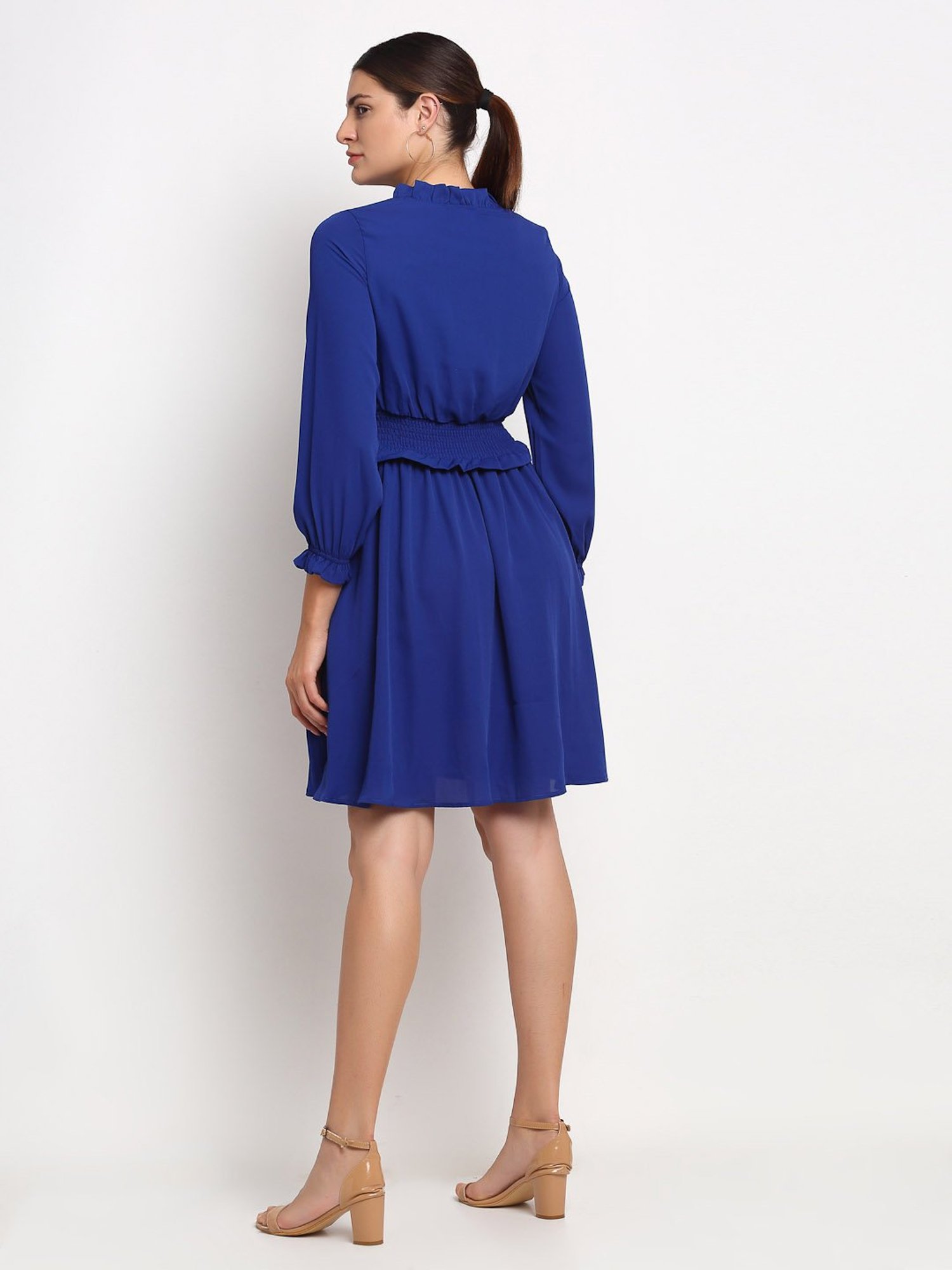 Global Republic Blue Slim Fit Dress