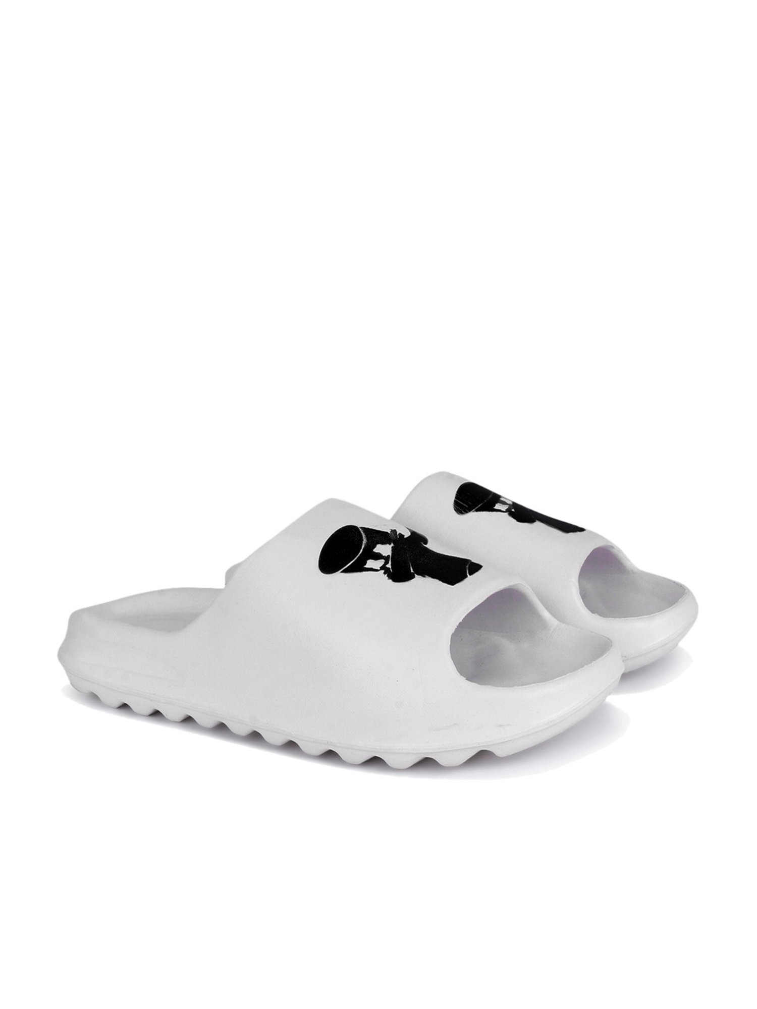 Pampy Angel Men's White Slides